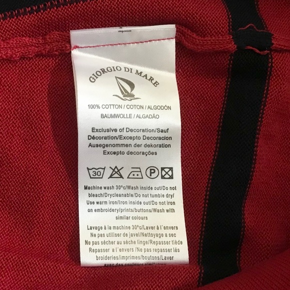 Giorgio Di Mare Classic 100% Cotton Knit Pullover Sweater - Picture 9 of 9